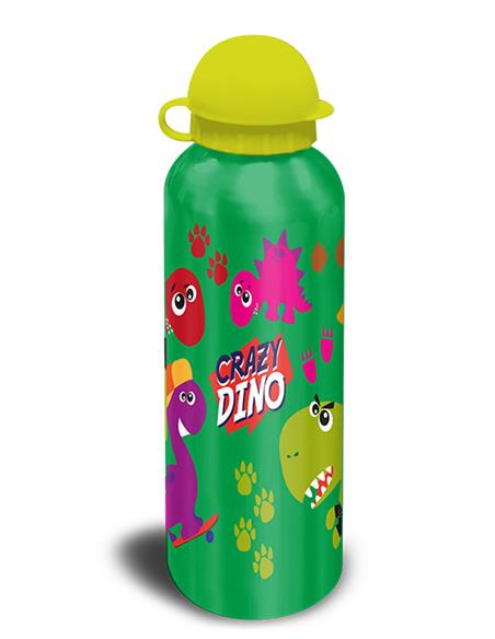BOTELLA CANTIMPLORA ALUMINIO 500ml CRAZY DINO
