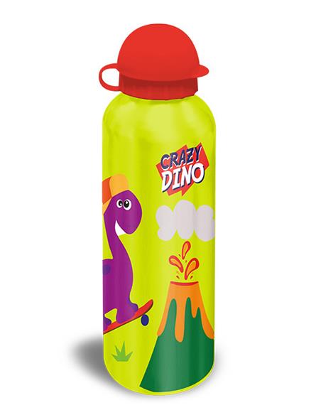 BOTELLA CANTIMPLORA ALUMINIO 500ml CRAZY DINO