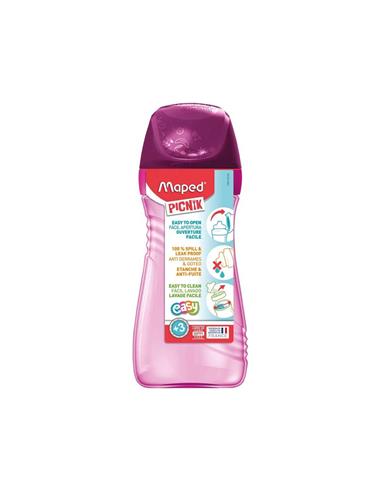 BOTELLA PLASTICO MAPED PICNIK 430ml MALVA / ROSA