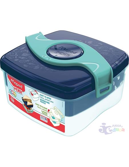 SANDWICHERA MAPED PICNIK 1.4L AZUL / VERDE