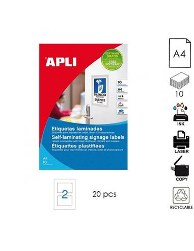 ETIQUETA APLI ILC A4 150x100mm 10H BLANCO