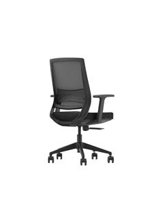 SILLA OFICINA CROMAD SENIOR SE2000 NEGRO IGNIFUGA 2