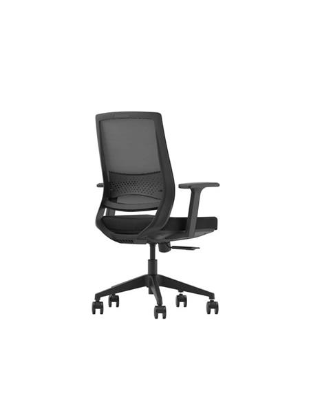 SILLA OFICINA CROMAD SENIOR SE2000 NEGRO IGNIFUGA