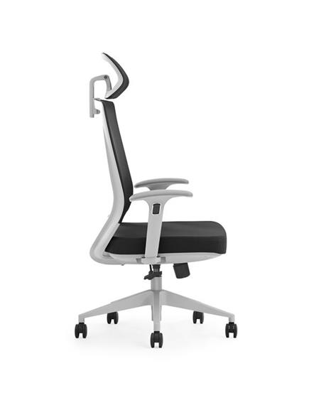 SILLA OFICINA CROMAD SENIOR SE3000 NEGRO/GRIS IGNIFUGA