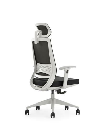 SILLA OFICINA CROMAD SENIOR SE3000 NEGRO/GRIS IGNIFUGA