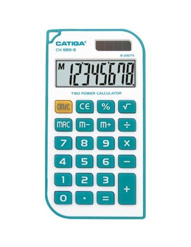 CALCULADORA CATIGA CH989B 8 DIGITOS AZUL