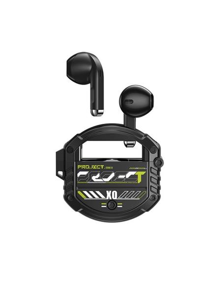 AURICULAR + MICRO XO TWS G12 MAGIC GAME + BASE CARGA BT NEGRO