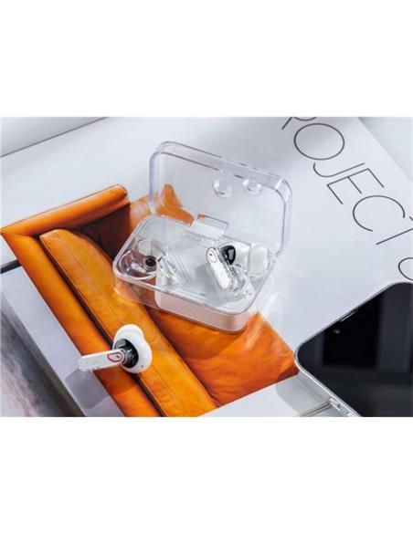 AURICULAR + MICRO XO TWS G21 + BASE CARGA TRANSPARENTE BT ANC + ENC BLANCO