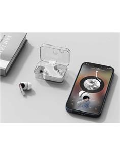 AURICULAR + MICRO XO TWS G21 + BASE CARGA TRANSPARENTE BT ANC + ENC BLANCO 2