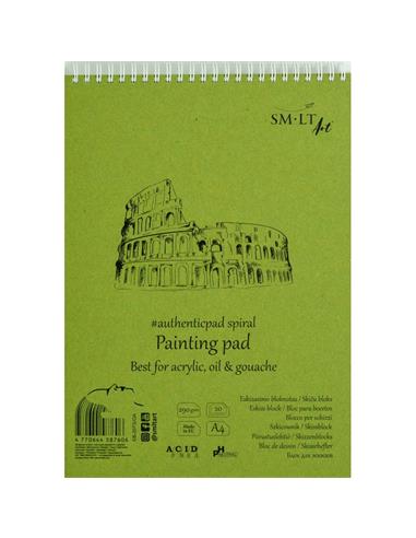 BLOC PAPEL SMLTART PAINTING PAD 20H A4 290g ACRILICO-OLEO-TEMPERA