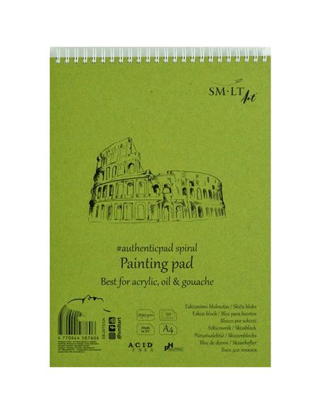 BLOC PAPEL SMLTART PAINTING PAD 20H A4 290g ACRILICO-OLEO-TEMPERA