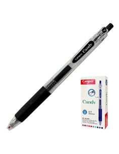 BOLIGRAFO CAMPUS CANDY GEL MEDIUM 0.7mm NEGRO
