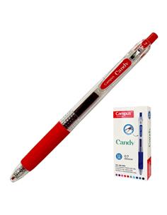 BOLIGRAFO CAMPUS CANDY GEL MEDIUM 0.7mm ROJO