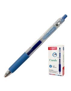 BOLIGRAFO CAMPUS CANDY GEL MEDIUM 0.7mm AZUL CLARO