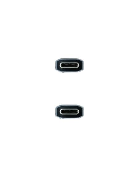 CABLE NANO CABLE USB-C A USB-C 100W 5A 3.2 GEN2x2 3m BLANCO