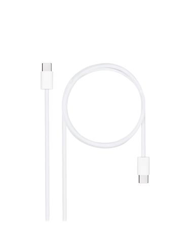 CABLE NANO CABLE USB-C A USB-C 60W 3A 2m BLANCO