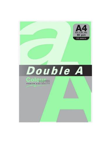 PAPEL MULTIFUNCION A4 DOUBLE A 80GR 25H VERDE ESMERALDA