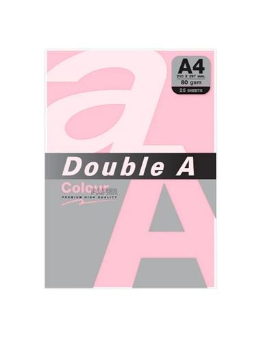 PAPEL MULTIFUNCION A4 DOUBLE A 80GR 25H ROSA