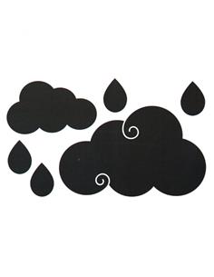 PIZARRA NEGRA APLI ADHESIVA ROLLO 60x100cm NUBE