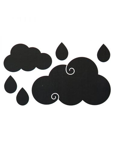 PIZARRA NEGRA APLI ADHESIVA ROLLO 60x100cm NUBE
