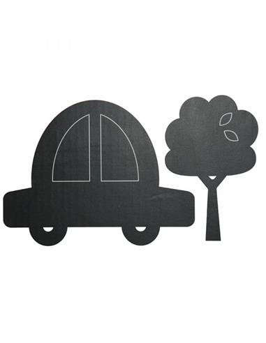 PIZARRA NEGRA APLI ADHESIVA ROLLO 60x100cm COCHE