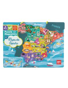 JUEGO APLI PUZZLE MAGNETICO ESPAÑA 50pcs