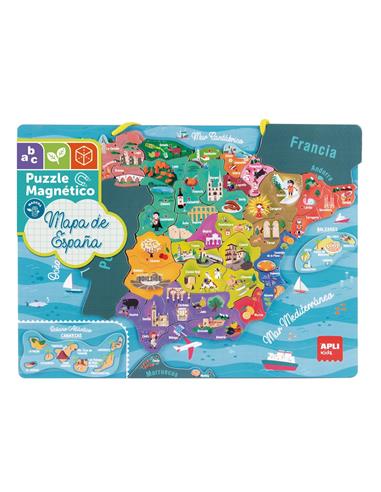 JUEGO APLI PUZZLE MAGNETICO ESPAÑA 50pcs