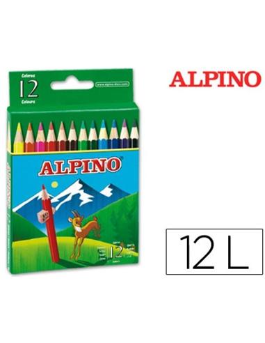 LAPIZ ALPINO 12 COLORES T.LARGO