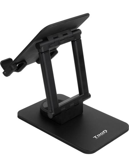 SOPORTE TABLET TOOQ HERMES HALLEY HASTA 12,9" NEGRO