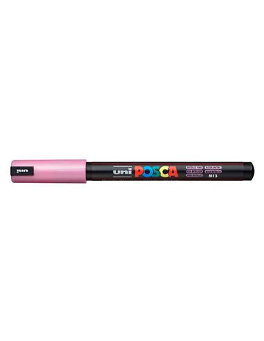 ROTULADOR UNI-POSCA 0.7mm ROSA METALICO PC-1MR
