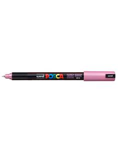 ROTULADOR UNI-POSCA 0.7mm ROSA METALICO PC-1MR 2