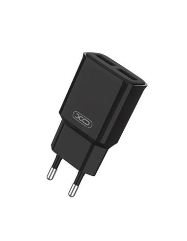 ADAPTADOR XO CARGADOR L92C 2xUSB-A 5V 2.4A NEGRO