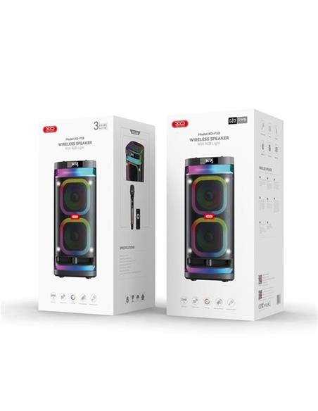ALTAVOZ XO AUTOAMPLIFICADO F58 RGB 40W BATERIA