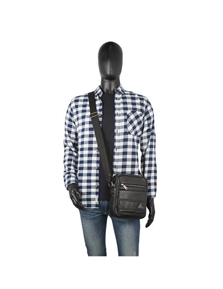 BANDOLERA LOIS JEANS HALTOM GRANDE NEGRO