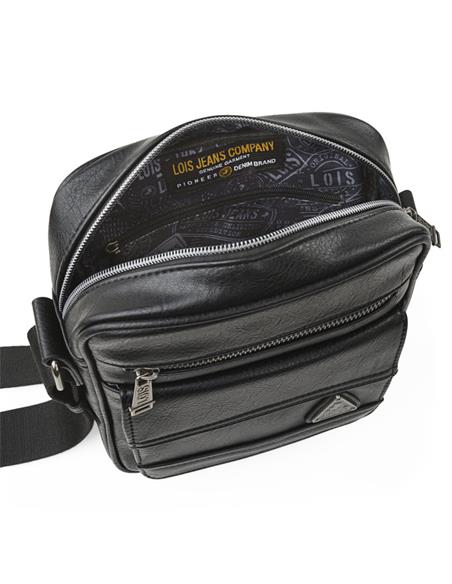 BANDOLERA LOIS JEANS HALTOM NEGRO