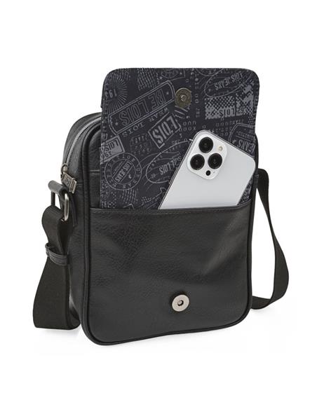 BANDOLERA LOIS JEANS HALTOM NEGRO
