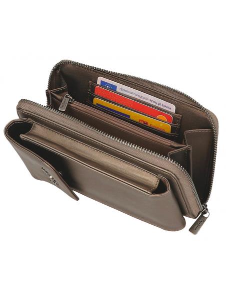 BANDOLERA PJL RUBY TAUPE BURDEOS