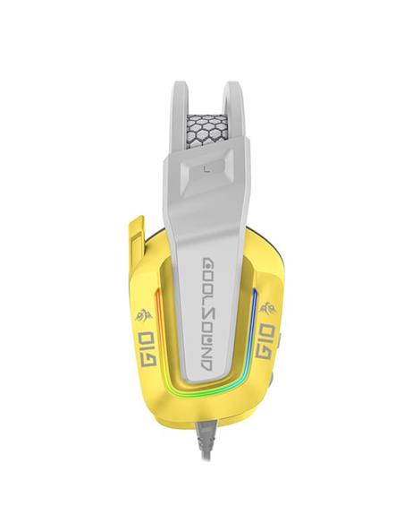 AURICULAR + MICRO G10 COOLSOUND PS5/XBOX360/PC/SWITCH AMARILLO