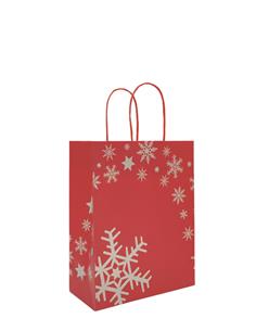 BOLSA KRAFT 22X10X27,5 CM ASAS ROJO XTAR XRED22