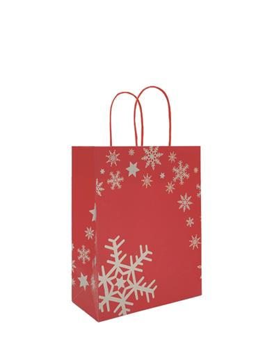 BOLSA KRAFT 22X10X27,5 CM ASAS ROJO XTAR XRED22
