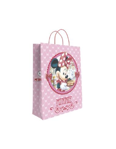 BOLSA REGALO BASIKA 32x24X10cm MINNIE "S"