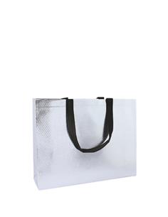BOLSA LINEA TRENDY CUQUI 29X10X36 CM ASAS METALICO PLATA