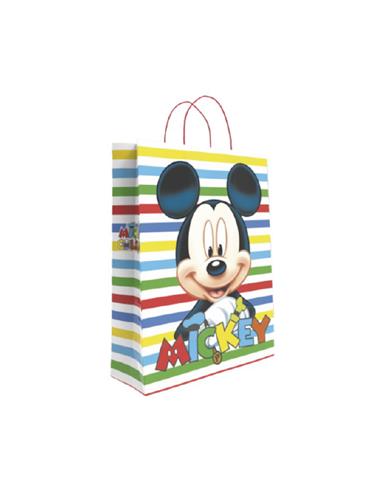 BOLSA REGALO BASIKA 32x24X10cm MICKEY "S"