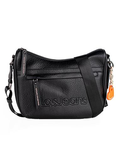 BOLSO BANDOLERA LOIS JEANS CAMDEN CURVO NEGRO