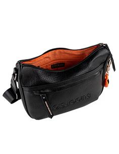 BOLSO BANDOLERA LOIS JEANS CAMDEN CURVO NEGRO 2