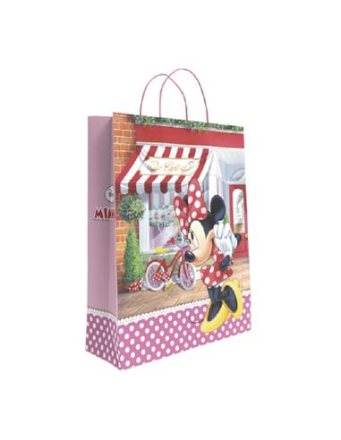 BOLSA REGALO BASIKA 40x32X14cm MINNIE 2 "L"