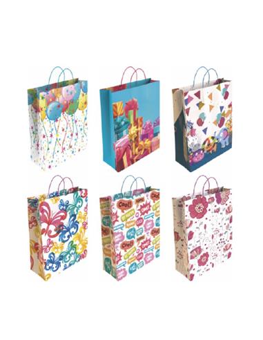 BOLSA REGALO BASIKA 40x32X14cm TODO EL AÑO "L"