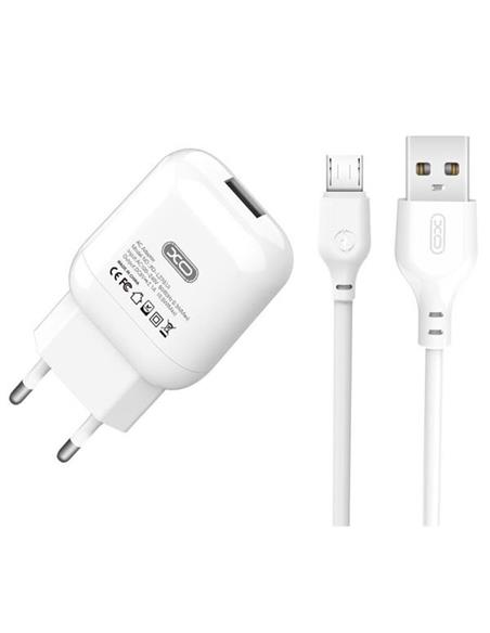 CARGADOR XO USB-C ADAPT PARED L37 + CABLE USB-A a MICRO-USB