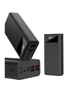 CARGADOR POWERBANK XO 30000mAh PR123 NEGRO