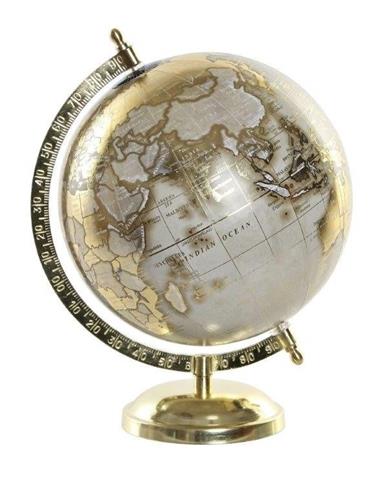 ESFERA 20x22x28cm ALUMINIO PVC DORADO DH-182343